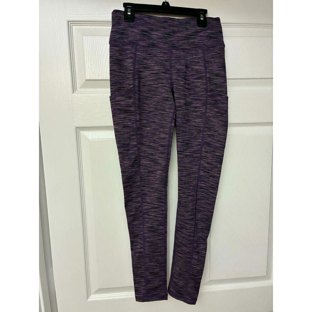 PROPEL Bass Engineering Women’s XS Purple Space Dye Leggings Athletic Yoga Pants